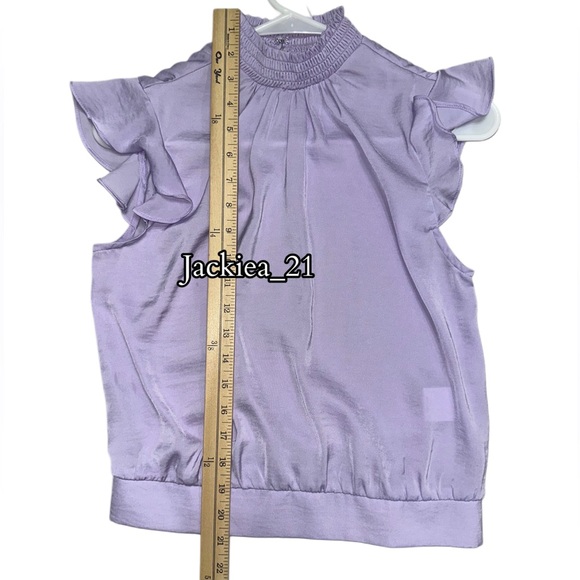 💙❤️ Express Lilac Purple Ruffle Blouse - Picture 4 of 6